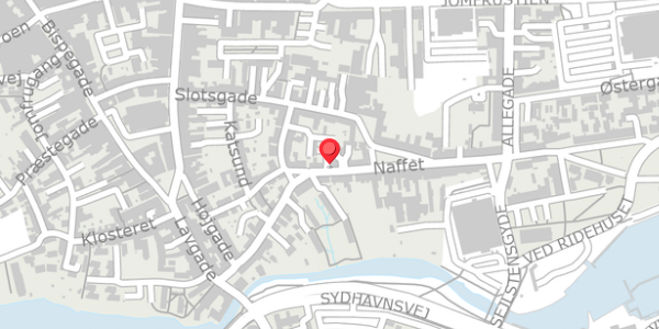 Trafikstøjkort på Naffet 7A, 6100 Haderslev