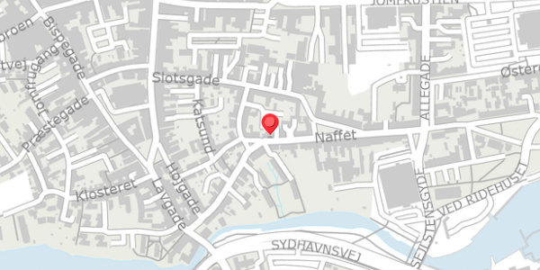 Trafikstøjkort på Naffet 7C, 6100 Haderslev
