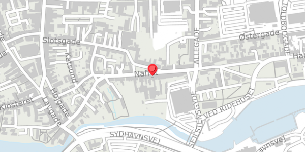 Trafikstøjkort på Naffet 22, 6100 Haderslev