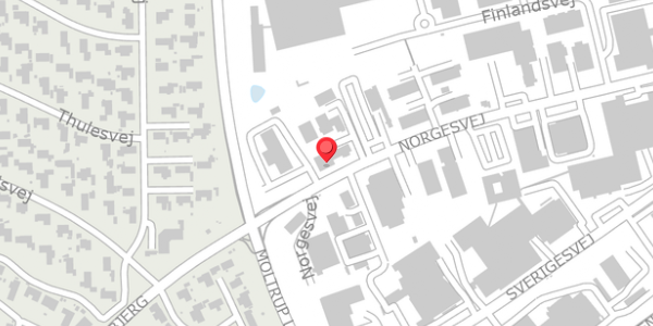 Trafikstøjkort på Norgesvej 3A, . , 6100 Haderslev