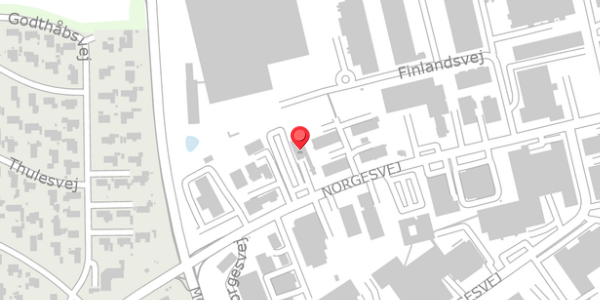 Trafikstøjkort på Norgesvej 5, . , 6100 Haderslev
