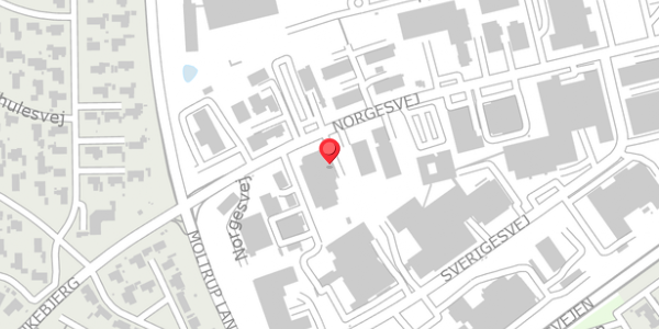 Trafikstøjkort på Norgesvej 8, . , 6100 Haderslev