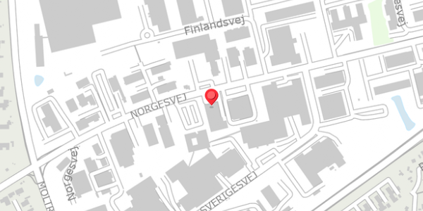 Trafikstøjkort på Norgesvej 14, . , 6100 Haderslev