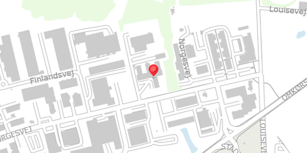 Trafikstøjkort på Norgesvej 49B, . , 6100 Haderslev