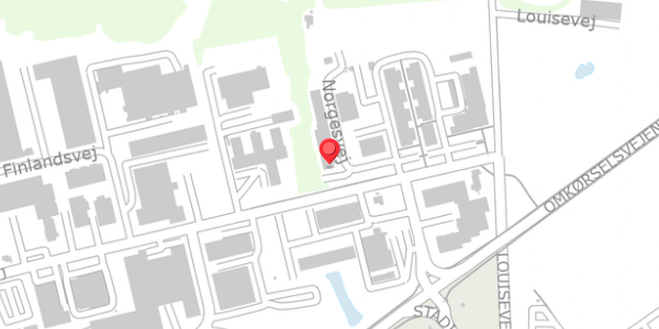 Trafikstøjkort på Norgesvej 51A, 6100 Haderslev