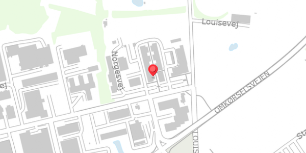 Trafikstøjkort på Norgesvej 51P, . , 6100 Haderslev