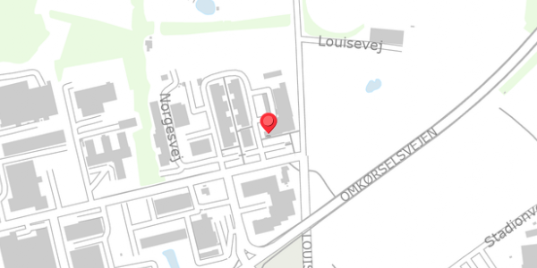 Trafikstøjkort på Norgesvej 51Z, . , 6100 Haderslev