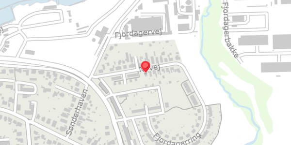 Trafikstøjkort på Nyvej 22, . , 6100 Haderslev