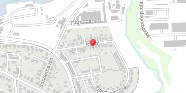 Trafikstøjkort på Nyvej 24, . , 6100 Haderslev