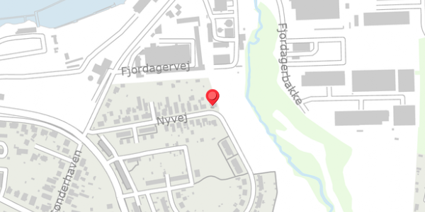 Trafikstøjkort på Nyvej 27, . , 6100 Haderslev