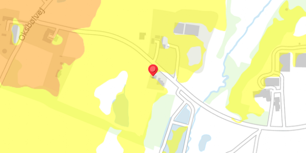 Trafikstøjkort på Oksbølvej 21, . , 6100 Haderslev
