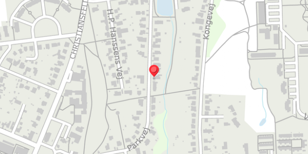 Trafikstøjkort på Parkvej 22, . , 6100 Haderslev