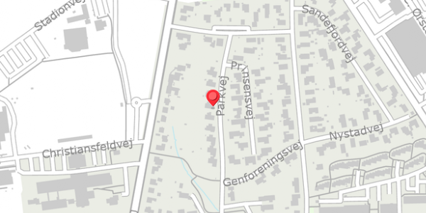 Trafikstøjkort på Parkvej 55, . , 6100 Haderslev