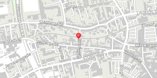 Trafikstøjkort på Pladsgade 7B, . , 6100 Haderslev