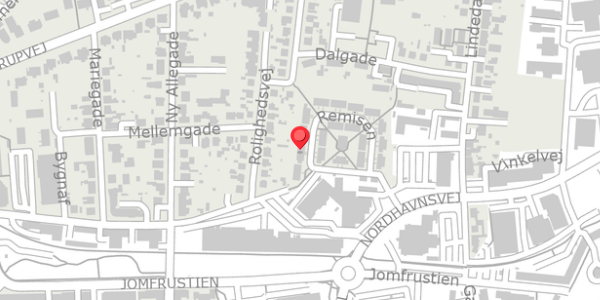 Trafikstøjkort på Remisen 13, 6100 Haderslev