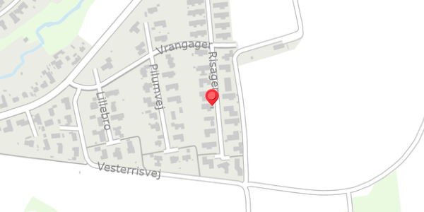 Trafikstøjkort på Risager 42, 6100 Haderslev