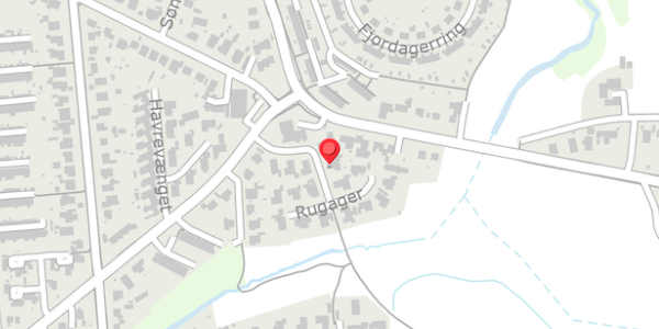 Trafikstøjkort på Rugager 3, . , 6100 Haderslev
