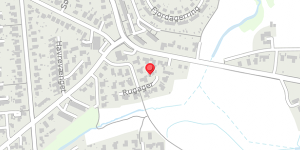 Trafikstøjkort på Rugager 7, . , 6100 Haderslev