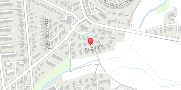Trafikstøjkort på Rugager 8, . , 6100 Haderslev