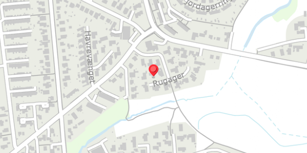 Trafikstøjkort på Rugager 10, . , 6100 Haderslev