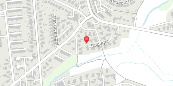 Trafikstøjkort på Rugager 12, . , 6100 Haderslev