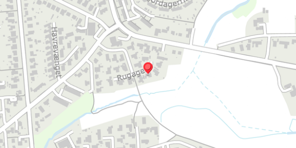 Trafikstøjkort på Rugager 22, . , 6100 Haderslev