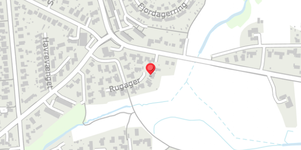 Trafikstøjkort på Rugager 26, . , 6100 Haderslev