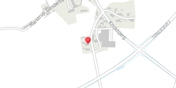 Trafikstøjkort på Rundbjerg 12, . , 6100 Haderslev
