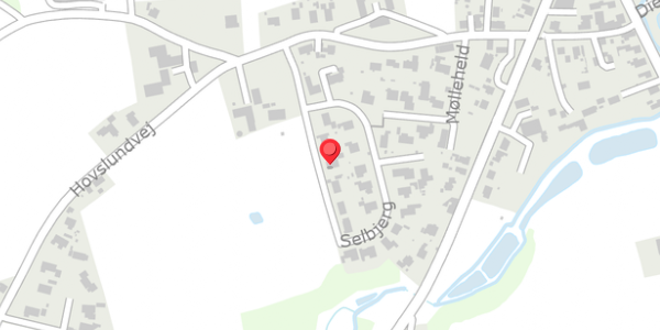Trafikstøjkort på Selbjerg 3, . , 6100 Haderslev