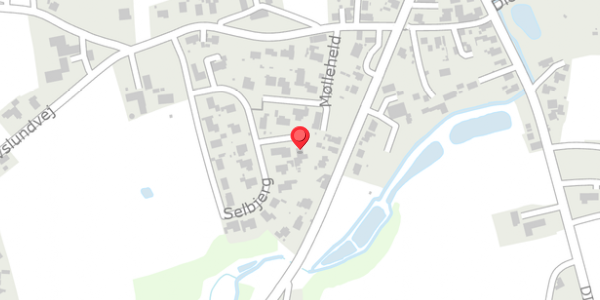 Trafikstøjkort på Selbjerg 34, . , 6100 Haderslev