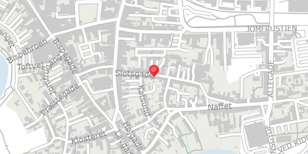 Trafikstøjkort på Slotsgade 10, 6100 Haderslev