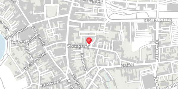 Trafikstøjkort på Slotsgade 15D, 6100 Haderslev