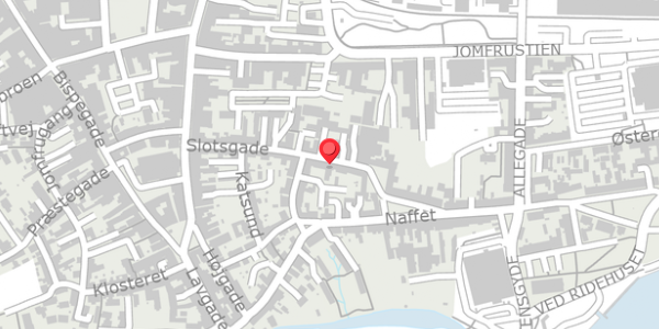 Trafikstøjkort på Slotsgade 20, 6100 Haderslev