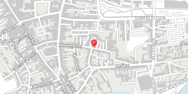 Trafikstøjkort på Slotsgade 21, st. th, 6100 Haderslev