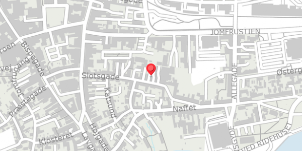 Trafikstøjkort på Slotsgade 29B, 6100 Haderslev