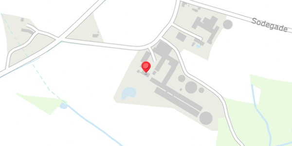 Trafikstøjkort på Sodegade 12, 6100 Haderslev