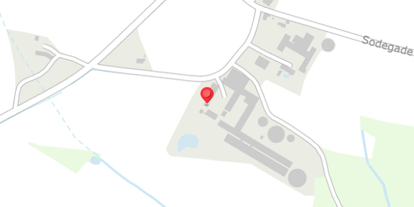 Trafikstøjkort på Sodegade 12A, 6100 Haderslev