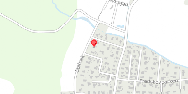 Trafikstøjkort på Solbæk 15, 6100 Haderslev