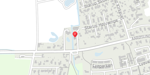 Trafikstøjkort på Staruphave 3, 6100 Haderslev