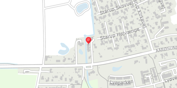Trafikstøjkort på Staruphave 7, 6100 Haderslev