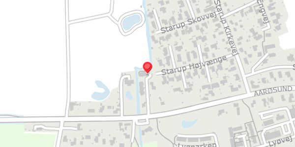 Trafikstøjkort på Staruphave 8, 6100 Haderslev