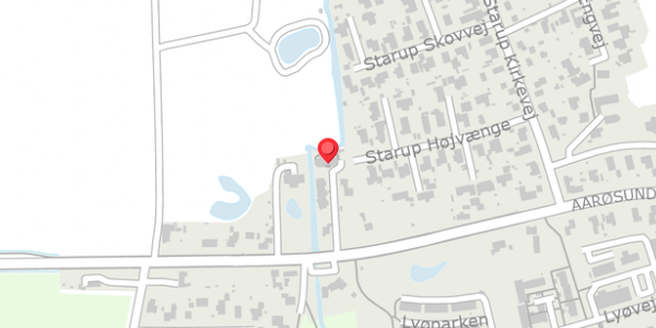 Trafikstøjkort på Staruphave 9, 6100 Haderslev