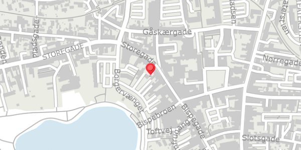 Trafikstøjkort på Storegade 19A, . , 6100 Haderslev