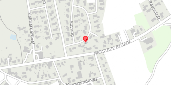 Trafikstøjkort på Søvang 8, . , 6100 Haderslev