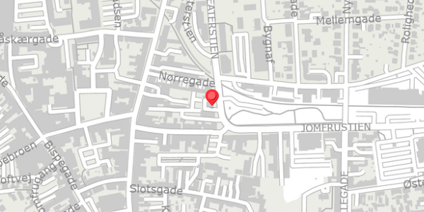 Trafikstøjkort på Teaterstien 5, . , 6100 Haderslev