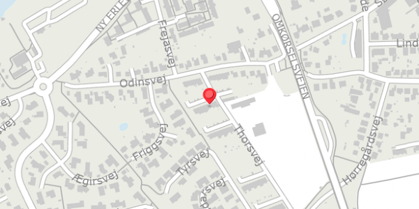 Trafikstøjkort på Thorsvej 3, . , 6100 Haderslev