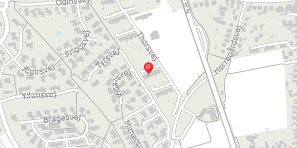 Trafikstøjkort på Thorsvej 22, . , 6100 Haderslev