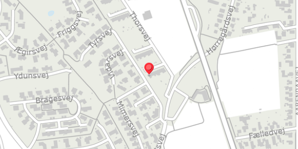 Trafikstøjkort på Thorsvej 32, . , 6100 Haderslev