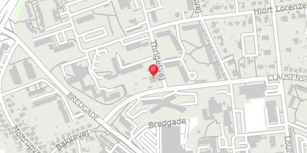 Trafikstøjkort på Thrigesvej 1, . , 6100 Haderslev