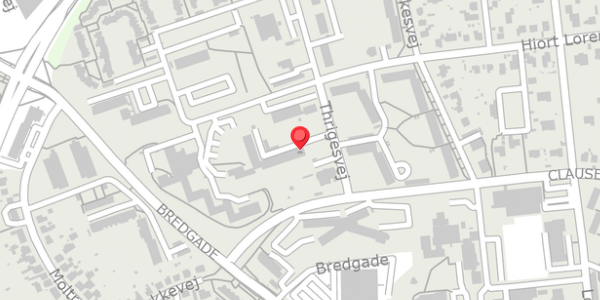 Trafikstøjkort på Thrigesvej 15, . , 6100 Haderslev